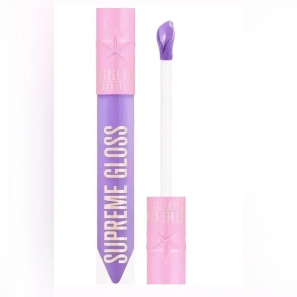 Jeffree Star Supreme Gloss Frosting for Dinner Full Pigment Lip Gloss Purple NIB